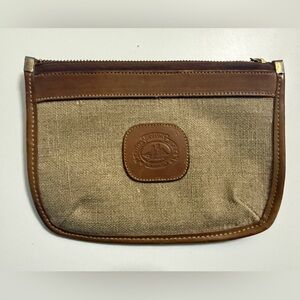 Brahmin Leather Works Canvas Pouch